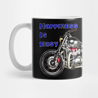 Happiness is easy - MotorBike Mug